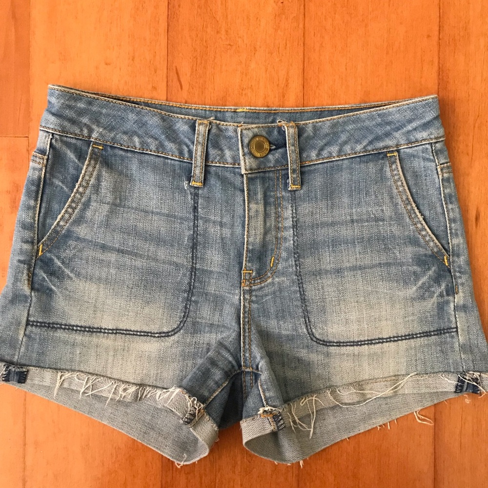 American Eagle High Rise Denim Shorts